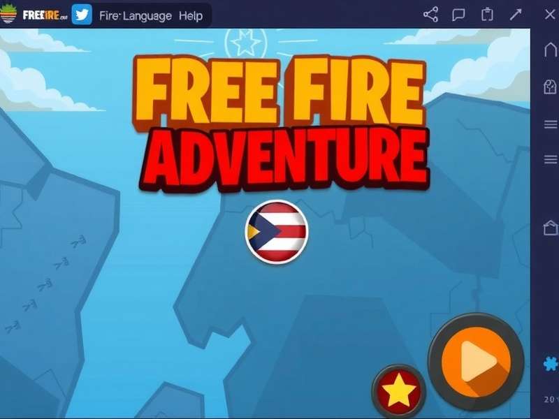 Free Fire Adventure - 15 Indian Languages Supported Free Fire Adventure Language Selection Screen